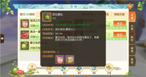 忘了那个TA,抢最甜的瓜!《天下》手游西瓜大战谁是强手?
