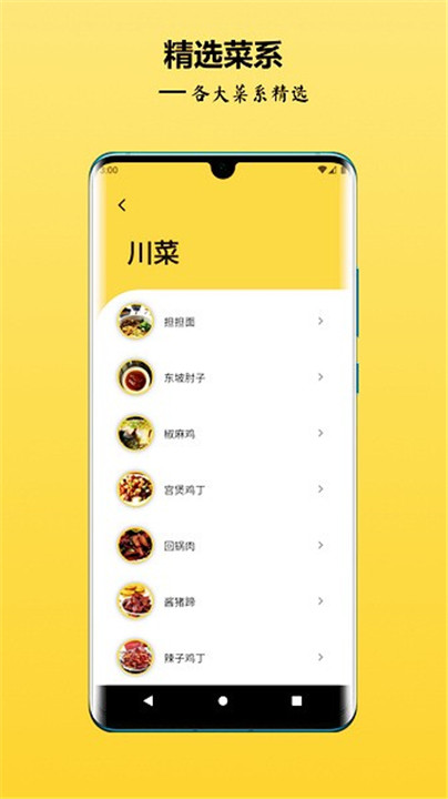中华美食谱app截图