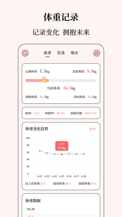 健康计算器应用截图